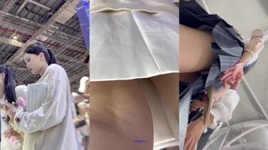 跟随偷窥Jk漂亮眼镜小姐姐 闺蜜在也要抄 小屁屁晃晃悠悠好性感